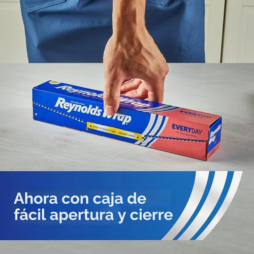 Vista 3 de Papel Aluminio Reynolds Wrap, 200 Pies Cuadrados