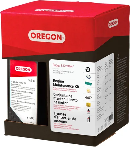 Vista 6 de Oregon Kit de mantenimiento del motor del cortacésped para motores Briggs & Stratton de 4 ciclos