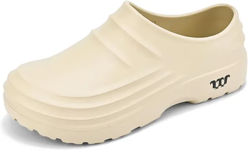 Zapatos de cocina antideslizantes para hombres y mujeres, resistentes al aceite, impermeables, con suela de goma antideslizante, cómodos zuecos de