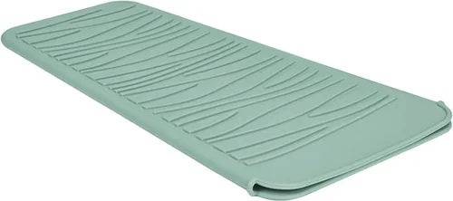 Vista 8 de Alfombrilla de silicona resistente al calor con bolsa para herramientas de peinado del cabello, 1 unidad, gris, silicona, plana, cabello seco, 11 x