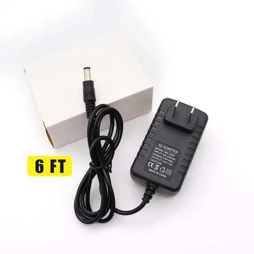 Vista 4 de 12V 2A 100V-240V AC a DC Adaptador de corriente 0.217x0.083 in Cable divisor de alimentación de 4 vías para CCTV/Cámara/DVR H-M-026