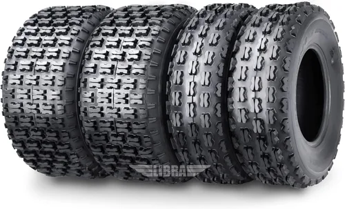 WANDA - Juego de 4 neumáticos deportivos para ATV, 21x7-10 y 20x10-9, Yamaha YFM350 YFZ450 Banshee 350