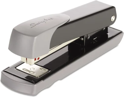 Swingline 71101 Engrapadora comercial compacta, media tira, capacidad para 20 hojas, color negro (S7071101R)