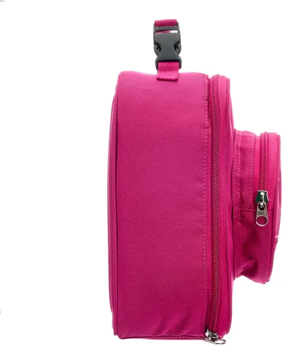 Vista 24 de Bolsa de almuerzo LEGO, duradera y aislada, con bolsillo de malla y compartimento con cremallera, perfecta para comidas sobre la marcha, negra