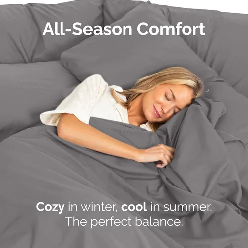 Vista 263 de Sábana encimera de bolsillo profundo, más suave que el algodón egipcio, 1 sábana encimera para colchón tamaño Queen