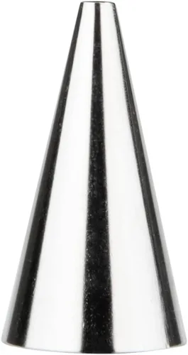 Vista 7 de Restaurantware Pastry Tek Punta de tubería, 1 punta redonda redonda para glaseado – # 5, resistente a la corrosión, punta de glaseado de acero