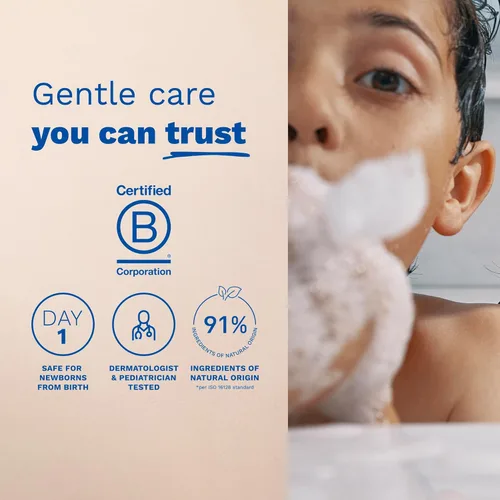 Vista 5 de Mustela Baño de burbujas multisensorial para bebés con aguacate natural, fórmula biodegradable, 6.76 onzas, el embalaje puede variar