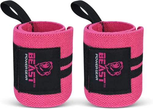 Vista 8 de Improved Lifting Support & Stability - Gym Wrist Wraps for Weightlifting 14" Premium Quality Hand Wraps with Thumb Loop - Weight Lifting Wrist Wraps