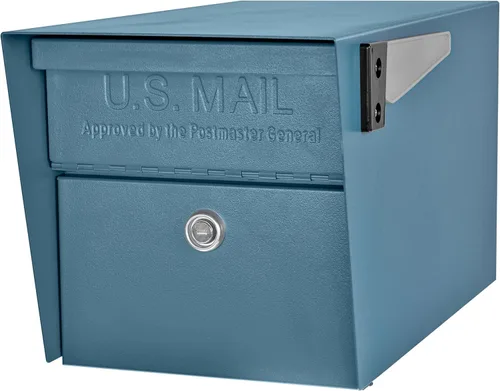 Vista 13 de Mail Boss 7509 Mail Manager - Buzón de seguridad con cierre en la acera, color blanco alpino