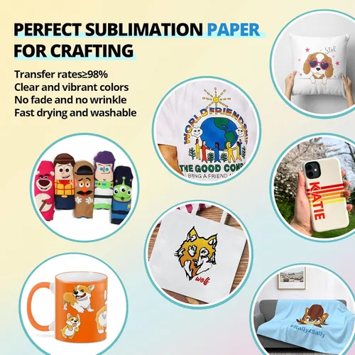 Vista 6 de HTVRONT Accesorios automáticos de prensa de calor – 52 piezas de suministros de prensa de calor para máquina de prensa inteligente, kit de inicio