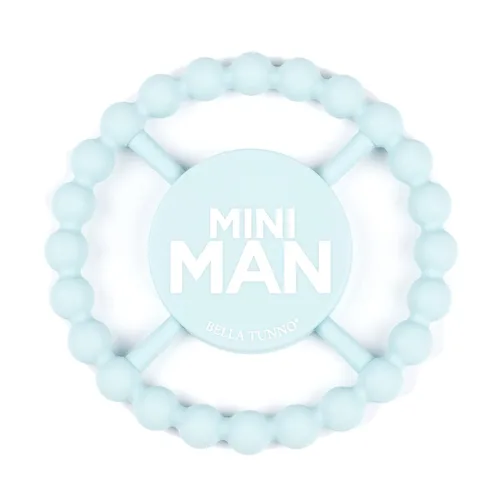 Bella Tunno Mordedor feliz para niño – Anillo de dentición suave y de fácil agarre, perfecto para bebés y juguetes de dentición para ayudar a calmar