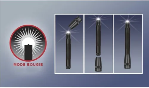 Vista 9 de Maglite - Linterna de LED con soporte y 2 baterías AA Mini Pro +. Color negro