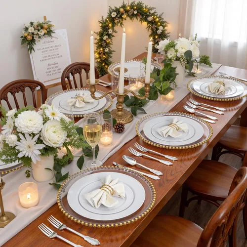 Vista 6 de WDF 360 cubiertos de plástico plateado, cubiertos desechables, cubiertos de plástico pesado, incluye 120 tenedores, 120 cucharas, 120 cuchillos