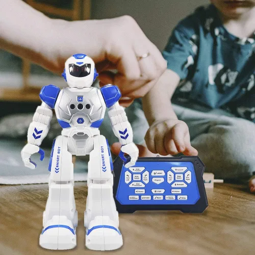 Vista 6 de Robot de control remoto para niños, sensor de gestos intelectuales, robots programables con controlador infrarrojo, juguetes de educación temprana