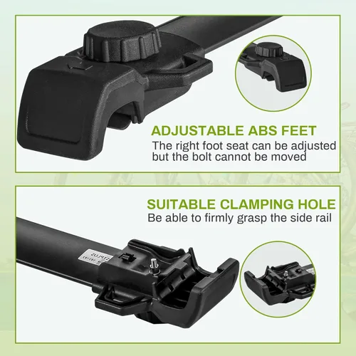 Vista 5 de AUTOSAVER88 Barras transversales para portaequipajes de techo compatibles con barras transversales Patriot 2007 2008 2009 2010 2011 2012 2013 2014