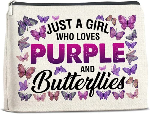 Vista 28 de Bolsa de maquillaje floral humor, regalos para mujer, A, Estampado juguetón