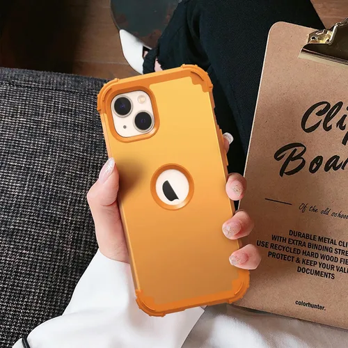 Vista 5 de IDweel Funda para iPhone 13 con Protector de Pantalla, para Funda iPhone 14, Híbrida Resistente a Golpes de Servicio Pesado Protección Cubierta Dura