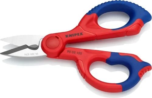 Vista 2 de KNIPEX Tools - Tijeras para electricistas (9505155SBA)