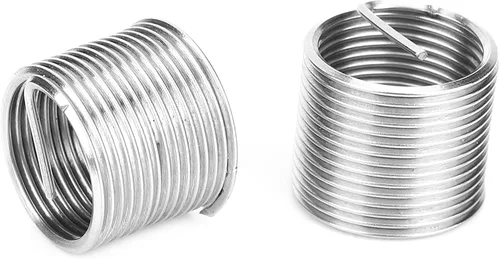 Vista 5 de Jeanoko Kit de reparación de roscas M18x1.5, herramienta de inserción de grifo de acero inoxidable, llave de taladro torcida, inserto roscado