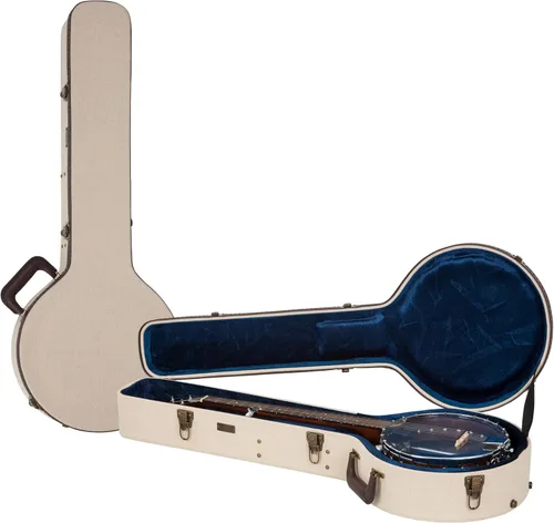Vista 19 de Gator Cases Journeyman Series Deluxe Wood Case for Resonator Style Acoustic Guitars