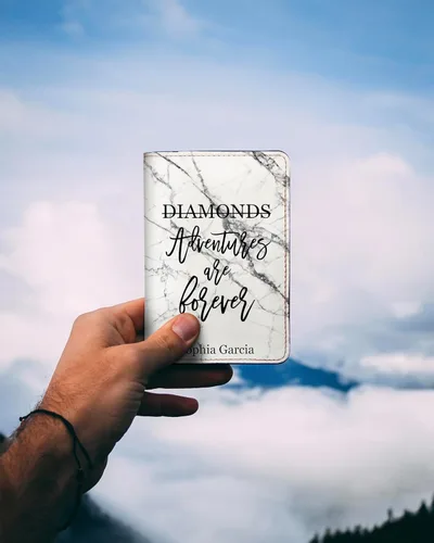 Vista 6 de Wanderlust - Soporte para pasaporte de cuero para mujer