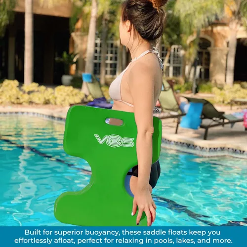 Vista 5 de VOS Oasis - Flotadores de sillín sólidos para agua, ultra flotantes, cómodos asientos flotantes