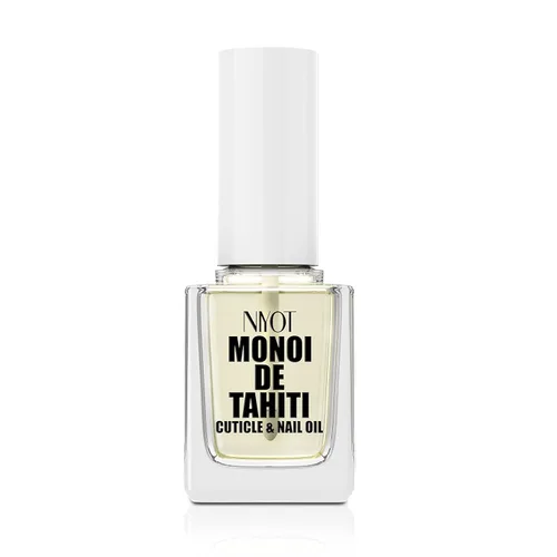 Vista 2 de Monoi de Tahiti - Aceite de cutículas y uñas para cutículas secas y dañadas, 0.38 onzas – Vitamina E infundida para uñas más saludables y fuertes