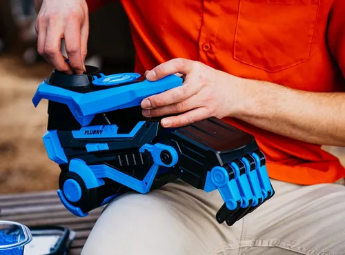 Vista 5 de Flurry Glove - Gel-BB Blaster GFGBB1, color azul
