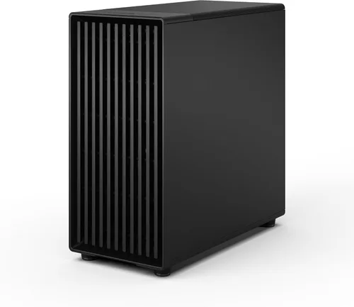 Vista 7 de Fractal Design North XL Momentum Black - Panel lateral de vidrio - Parte delantera de madera de roble ennegrecido genuina - Estuche de PC de alto