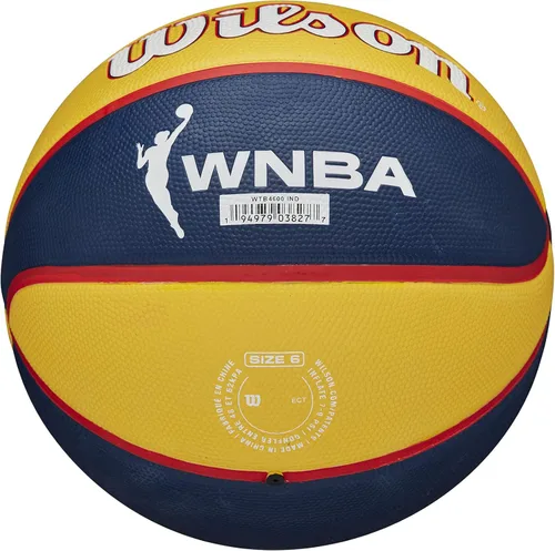 Vista 6 de WILSON Baloncesto WNBA Team Tribute - Talla 6 - 28.5 pulgadas, Indiana Fever