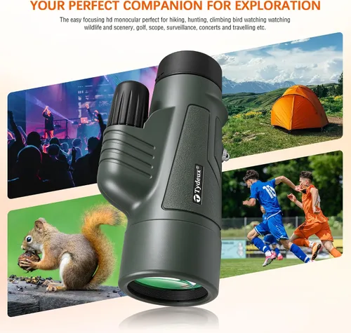 Vista 4 de Telescopio monocular HD 10x42 BAK4&FMC impermeable regalo