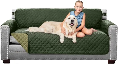 Vista 26 de Sofa Shield - Funda para sillón reclinable con correa patentada, protector de cojín, funda reversible diseñada en EE. UU. resistente a manchas