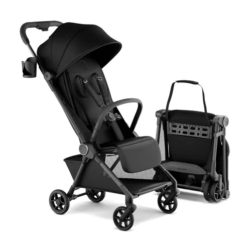 Cochecito de Viaje Mompush Nexis Carbon, Ultraligero 11.5 libras, Compacto y Aprobado para Equipaje de Mano en Avión, Plegado Automático en Un