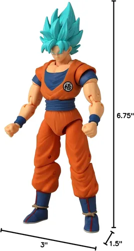 Vista 9 de Dragon Stars Series - Dragon Ball Super - Super Saiyan Blue Goku (Ver. 2), 6.5" Action Figure