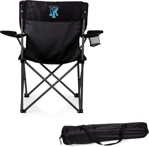 Vista 12 de PICNIC TIME NCAA PTZ - Silla de campamento, silla de picnic, silla de playa con bolsa de transporte (negro)