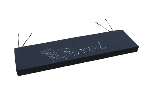 Vista 6 de Ginsimar Cojín impermeable para banco de patio al aire libre, cojín reversible, cojín de ventanilla, hongo, zapatero