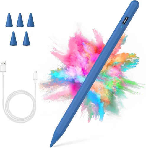 Vista 16 de Lápiz óptico para iPad 2018-2023 con rechazo de palma, lápiz activo para iPad de 10ª/9ª/8ª/7ª/6ª generación, para iPad Pro de 11/12.9 pulgadas