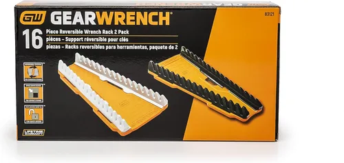 Vista 2 de GEARWRENCH 83121 - Estante reversible para llaves de 2 piezas, 16 ranuras
