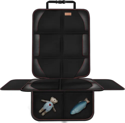 Vista 3 de Fundas protectoras de asiento de automóvil, tapete para asiento de automóvil infantil, tela 600D, impermeable, antideslizante, acolchado más grueso