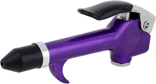 Vista 7 de ColorFit by Milton - Herramienta de pistola de soplado de palanca NPT de 1/4 de pulgada, boquilla de punta de goma (azul)
