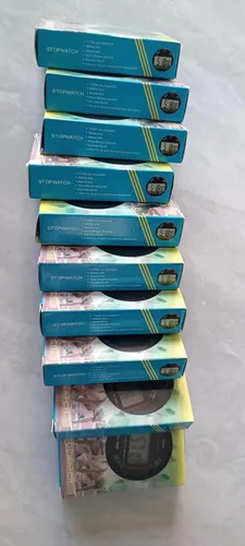 Vista 9 de Cronómetro digital de mano multifunción profesional cronógrafo electrónico deportivo cronómetro