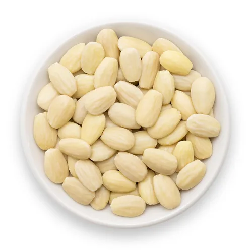 Vista 3 de Almendras enteras blanqueadas con mandelina, 100 % almendras (2 libras), sin OMG, sin gluten, veganas, keto, aptas para dieta a base de plantas