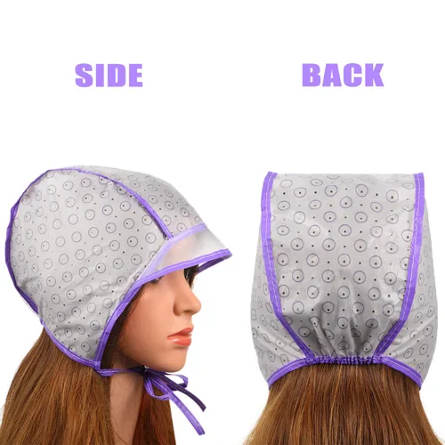 Vista 4 de 6 piezas de tapa de resaltado para glaseado de cabello para tinte de color con ganchos de plástico, suministros de herramientas de peluquería