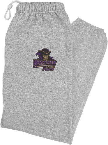 Vista 187 de LOGOVISION Pantalones deportivos, jogger para hombre con logotipo primario colegial, colección Heather atlética