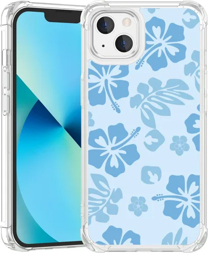 Vista 92 de FANXI Hibiscus - Funda de teléfono compatible con iPhone 13 de 6.1 pulgadas, a prueba de golpes, funda protectora de poliuretano termoplástico