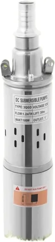 1pc Submersible Pump, 12v 180w Water Pump, Deep Well Submersible Pump,Lift: 30m/98.43ft