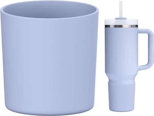 Vista 12 de WUQID Bota de silicona superior compatible con Stanley Quencher H2.0 e IceFlow Flip y ProTour de 40oz 30oz 20oz 14oz, se ajusta al mismo diámetro