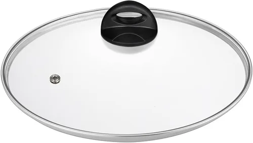 Glass Lids for Pot and Pan, 8, 9.5, 10.25, 11, 12, 12.6, 13.5, 14 Inch Tempered Replacement for Covers Kitchen Cookware, Frying Pan, Wok, Skillet