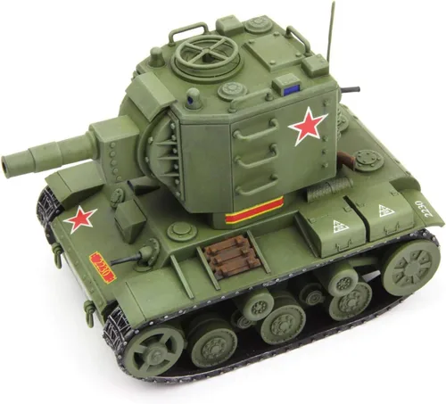 Vista 4 de Meng WWT-004 Modelo - Tanque Pesado Soviético Kv-2 Guerra Mundial Toons
