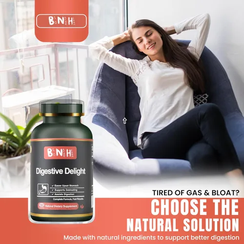 Vista 3 de Deleite digestivo - Equilibra las bacterias buenas y malas naturalmente - Mejora la absorción de nutrientes - Microbioma - Gas excesivo - Hinchazón